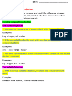 Comparative Adjectives