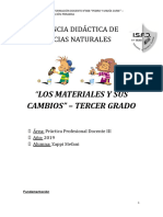 Cs - Naturales 3ro - Materiales