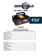 Manual de Instrucciones - Laserworld ES-100G