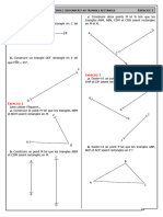 Exercices Triangle Rectangle Et Cercle 2college 3