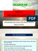 2.3 Demokrasi Dan Pilihan Raya