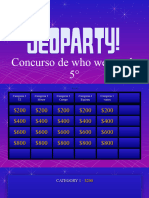 Jeopardy 5°