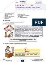 EXPERIENCIA DE APRENDIZAJE 8 - EPT 3° y 4°