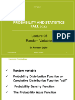 Lecture 05 - Random Variables