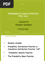 Lecture 05 - Random Variables