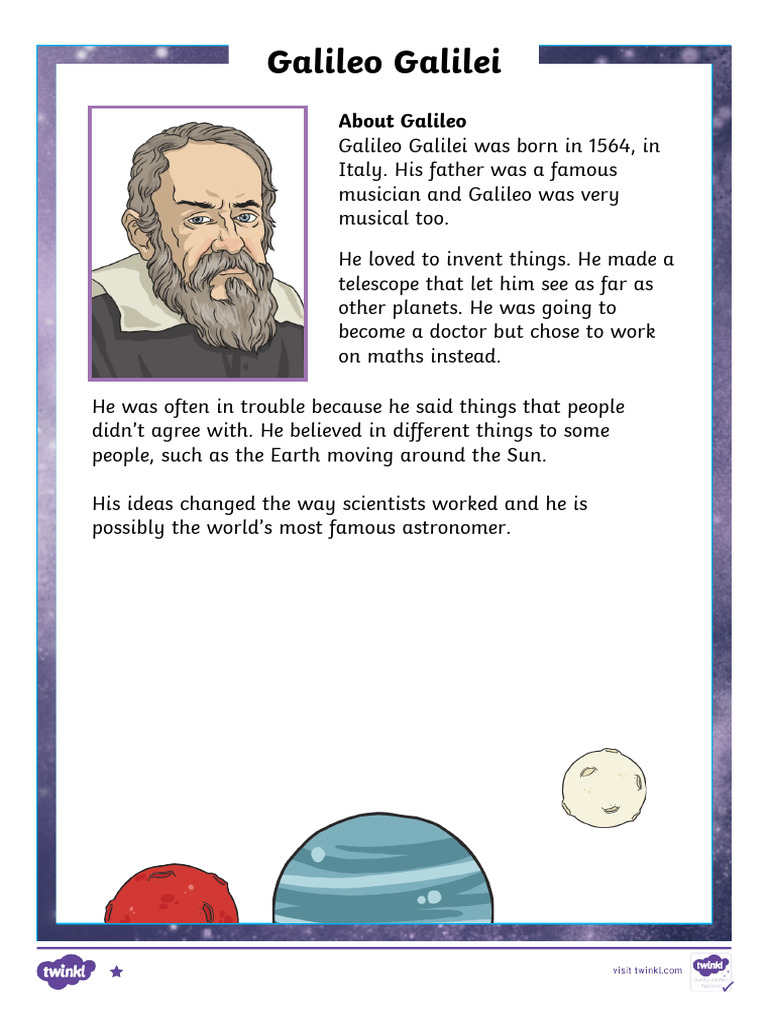 Galileo Galilei Download Free Pdf Galileo Galilei Natural Satellite