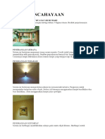 3 Tipe Pencahayaan PDF