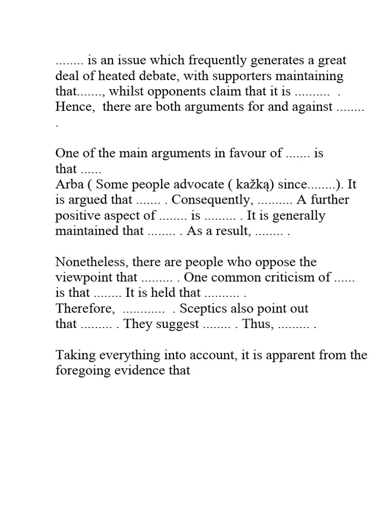 Is An Issue Which Frequently Generates A Great Deal of Heated Debate | PDF