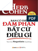 Bạn Có Thể Đàm Phán Bất Cứ Điều Gì - Herb Cohen