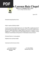 Letter Request Tagalog | PDF