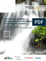 Hacia Una Agenda para La Gestion Del Agua en La Region Andina