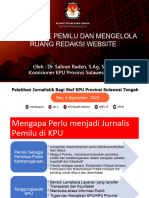 Materi Jurnalisme Pemilu Dan Penulisan Berita