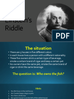 Einstein's Riddle