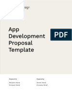 App Development Proposal Template