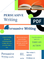 Lesson 4 PERSUASIVE WRITING TECHNIQUES