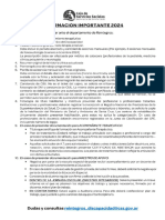 Requisitos Reintegros Discapacidad 2024 PDF