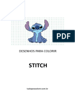 Desenhos de Stitch para Colorir e Imprimir