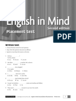 English Placement Tests Keys