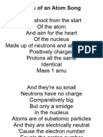 Parts of An Atom Song