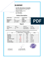 Dengue Fever Report Lab & Laboratory Complex