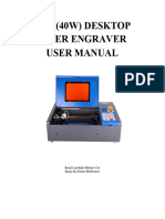Manual de Uso Grabadora Laser - Eng-Ingles