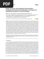 Study of Inertia and Damping Characteristics of Do