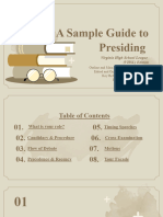 A Sample Guide To Presiding - VHSL Edition