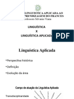 Linguística Aplicada e Seus Campos de Atuação