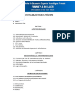 Estructura Del Informe de Prácticas