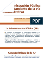 Administración Pública y Agotamiento de La Vía Administrativa TCB