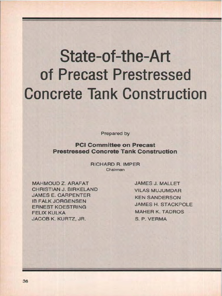 State-Of-The-Art of Precast Prestressed Concrete Tank Construction ...