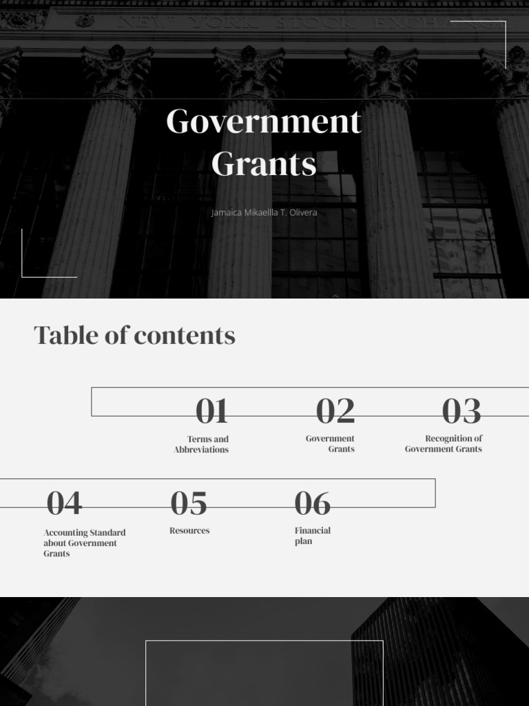 Government grants pdf international financial reporting standards
