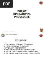 Police Operational Procedures POP