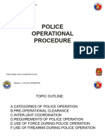 Police Operational Procedures POP