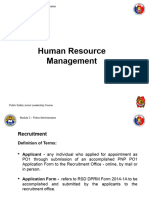 Human Resource Management HRM