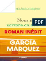 Gabriel Garcia Marquez - Nous Nous Verrons en Aout