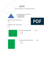 Evaluasi Bangun Datar Kelas 3 SD