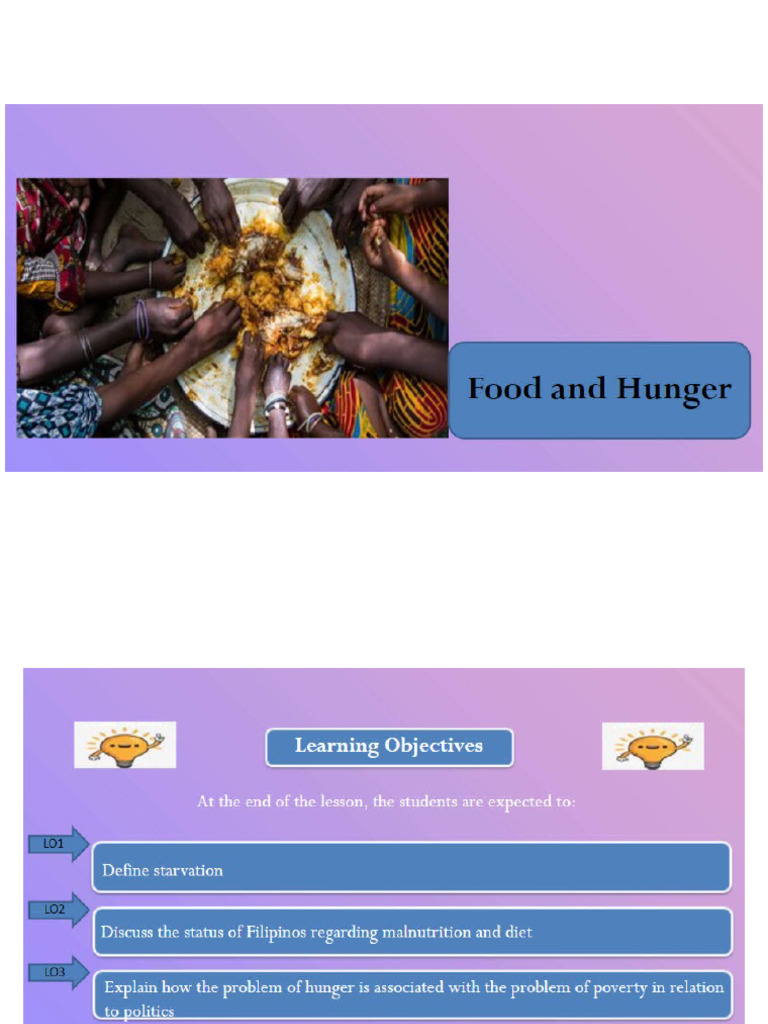 Environmental Science MIDETERM (Lesson 4) Food and Hunger | PDF