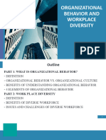 Organizational Behavior and Workplace Diversity