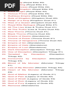 READING ORDER Rina Kent
