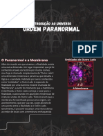 Introdução Ao Universo: Ordem Paranormal