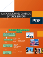 La Evolucion Del Comercio Exterior en Perú