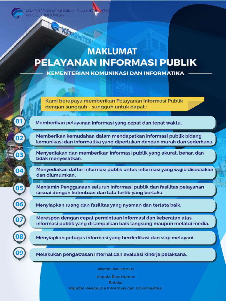 1 8 Maklumat Pelayanan Informasi | PDF