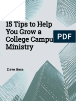 15 Tips To Help You Grow A College Campus Ministry - 9506