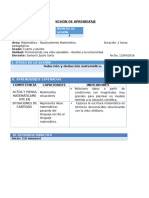 SESION de APRENDIZAJE Razonamiento Matematico Sesion 3