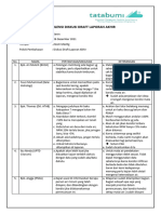 Notulensi Diskusi Draft Laporan Akhir