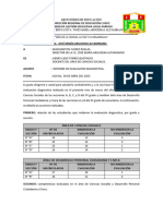 Informe Evaluacion Diagnostica 5º Grado Cincias Sociales