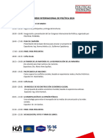 Itinerario de Congreso Internacional de Política 2024