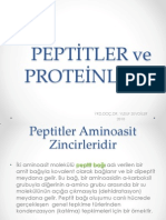 Peptitler Ve Proteinler