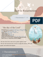 The Hope To Resurrection